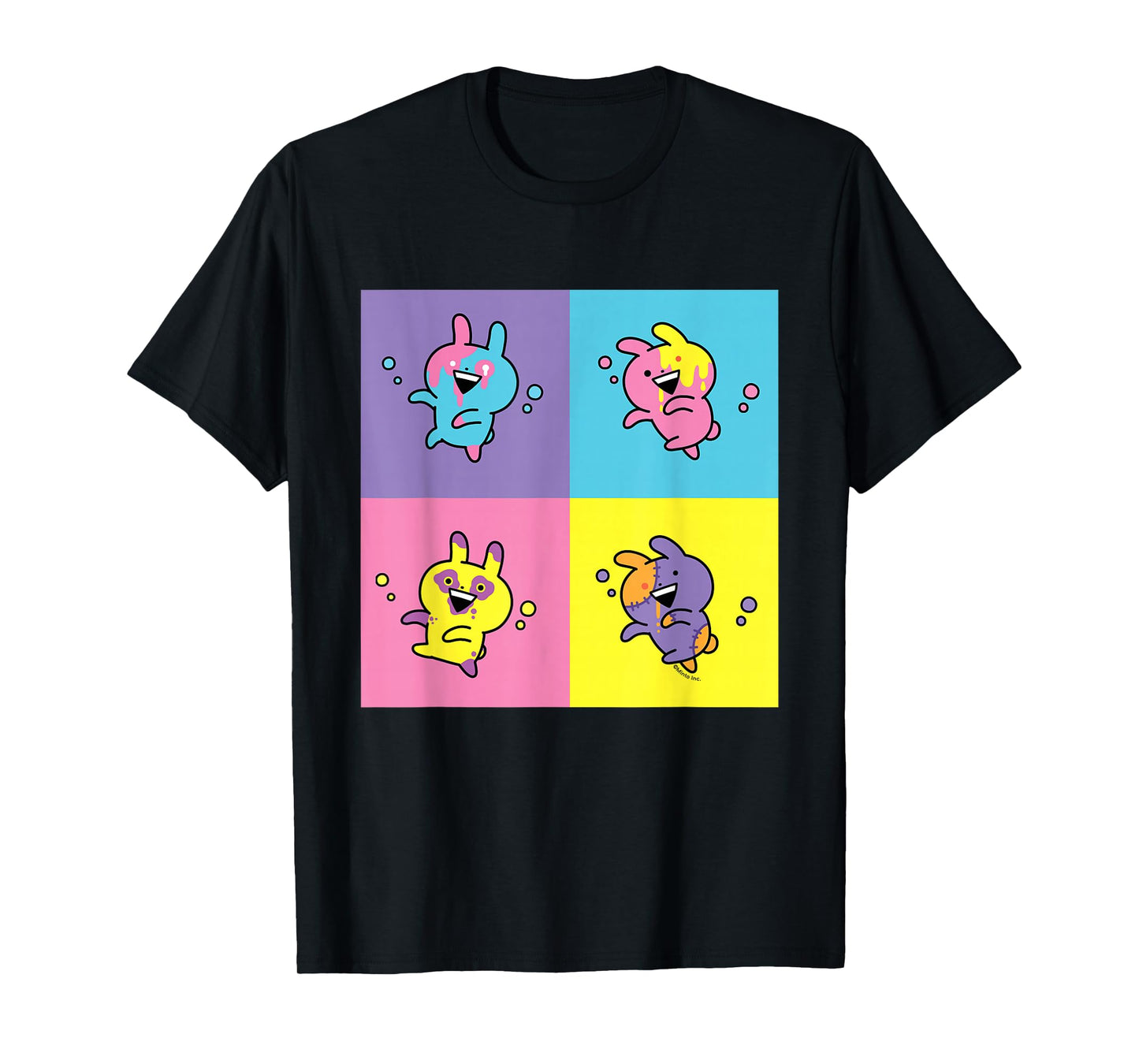 Usagyuuun Four Multicoloured Usagyuuuns T-Shirt