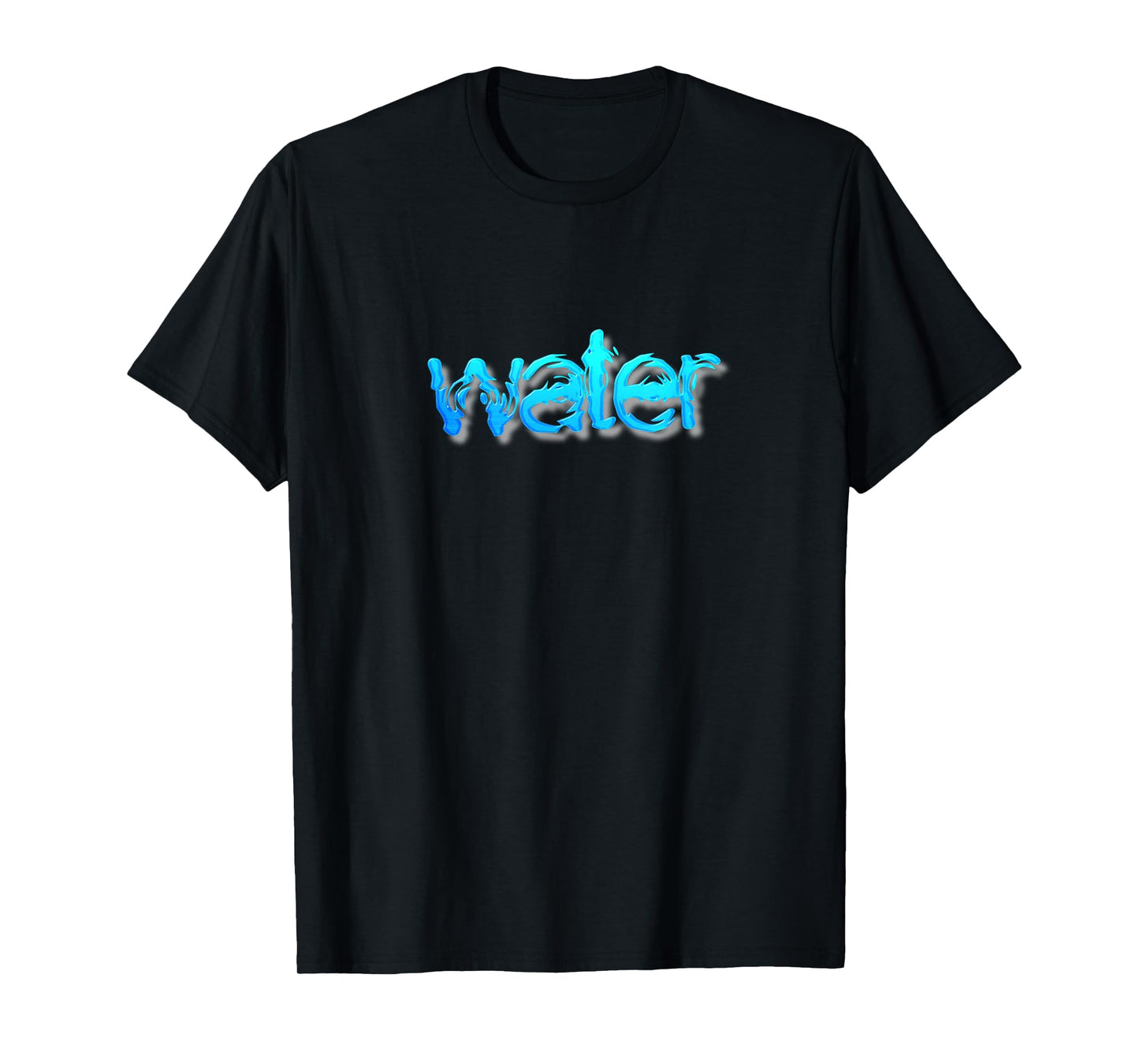 Water Funny Party Costume Elements Couple Matching T-Shirt