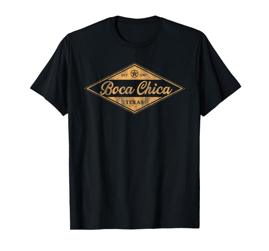 Retro Boca Chica Texas Vintage Mens Womens Kids Souvenir T-Shirt