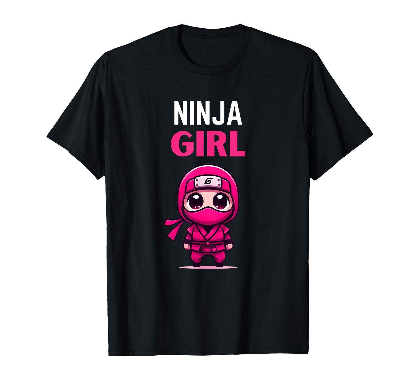 Birthday Ninja Girl Cute Kids Ninja T-Shirt