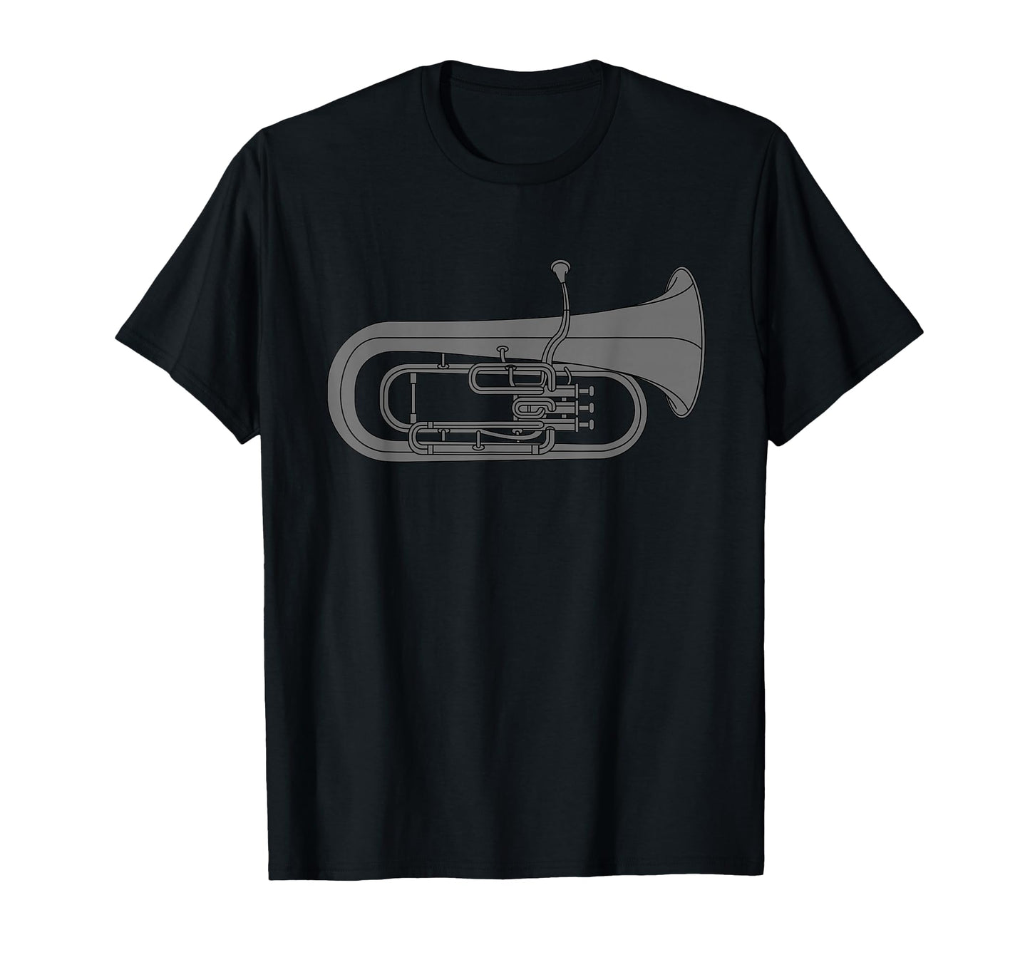 Funny Euphonium Player Marching Band Baritone Tuba Men Gift T-Shirt