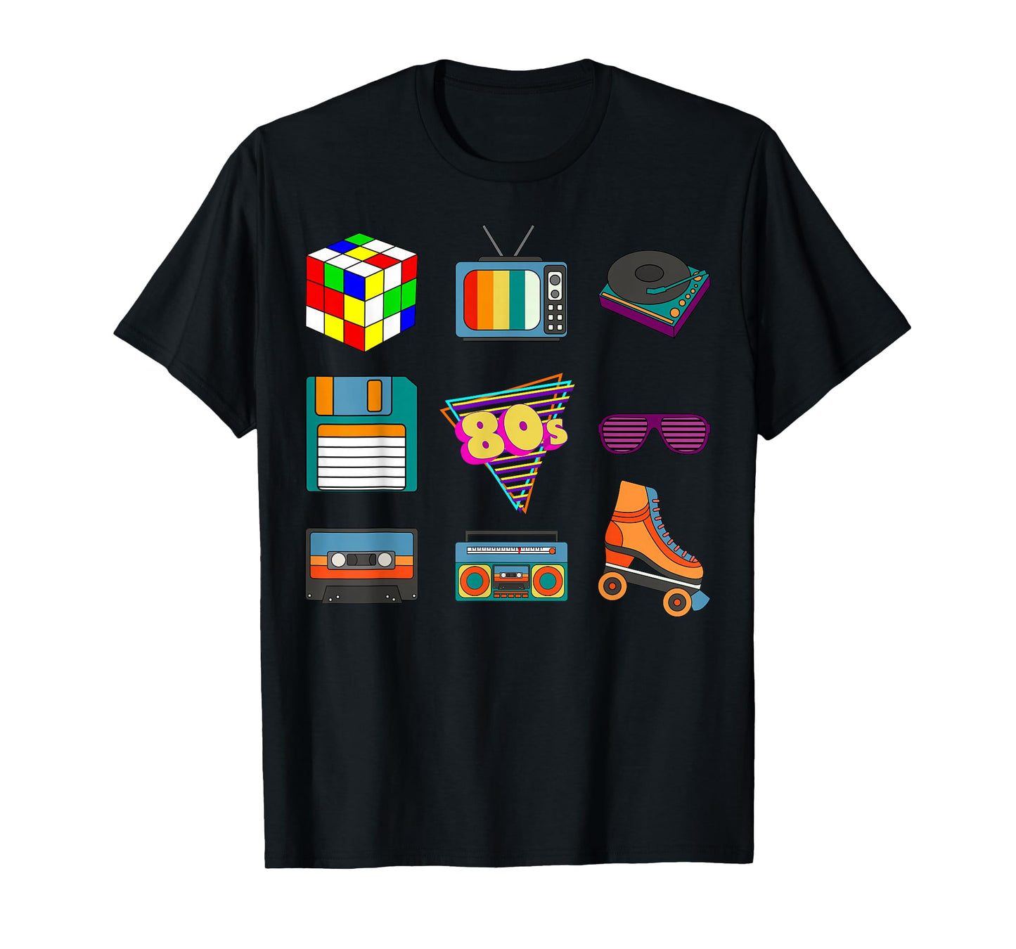 80's Retro Fashion Throwback Culture Disco Music Party Lover Short Sleeve T-Shirt