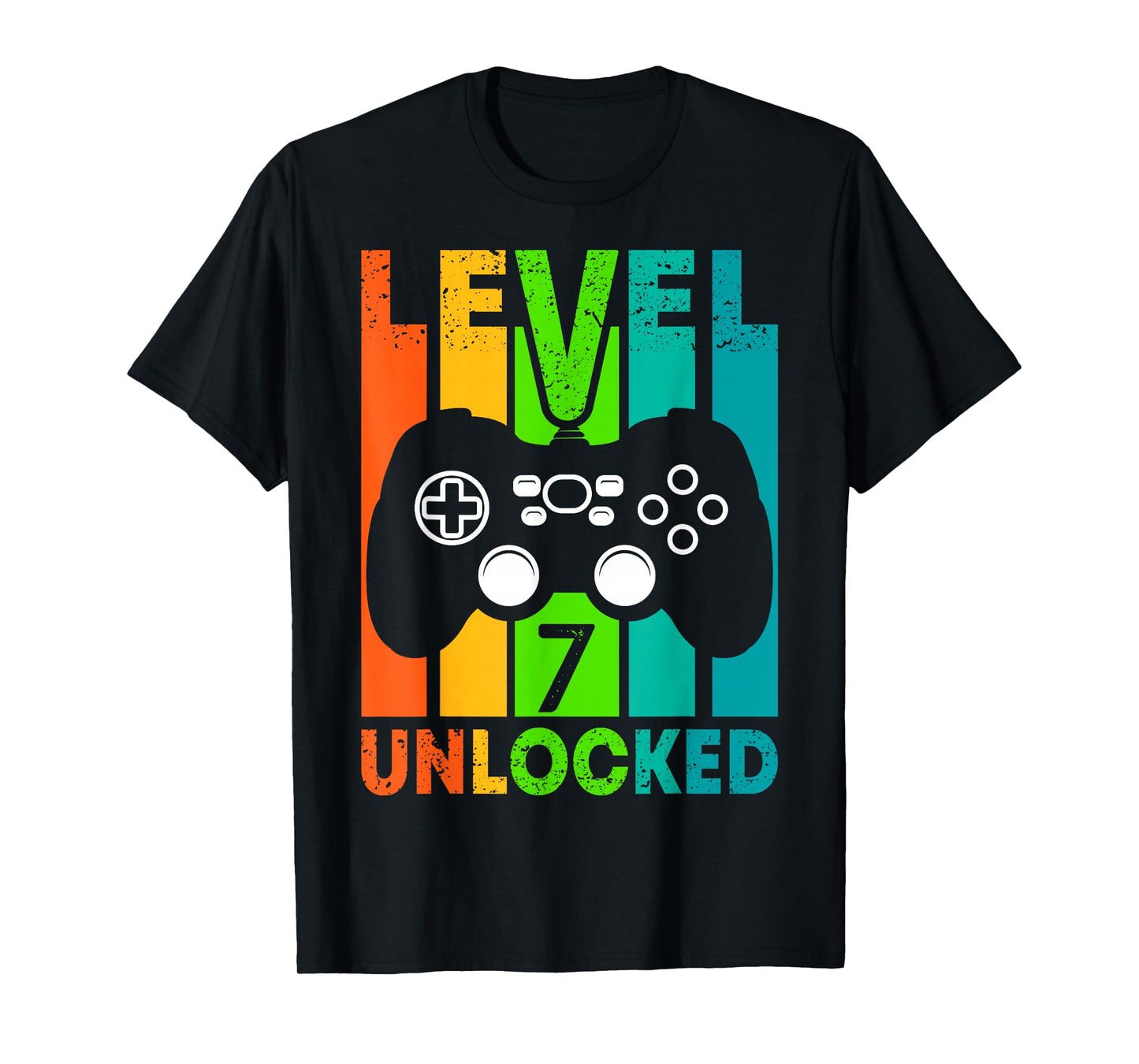 7th Birthday Gamer Boy or Gamer Girl - Level 7 Unlocked T-Shirt