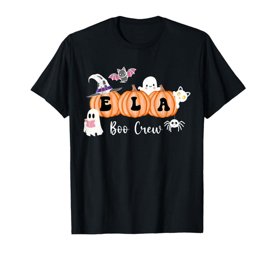 Spooky Ghost English Language Arts Teacher ELA Boo Crew T-Shirt