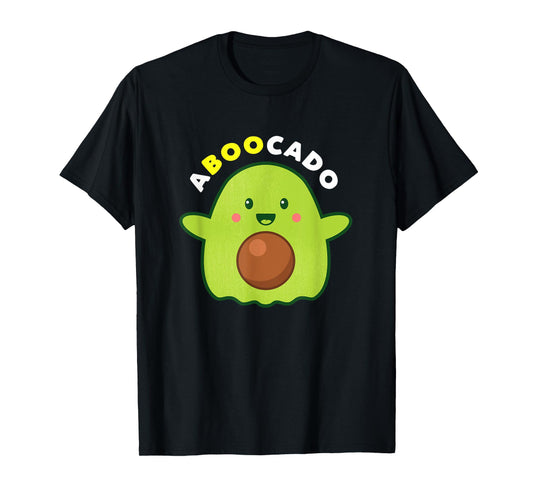 Cute Avocado Ghost A-Boo-Cado Halloween Costume T-Shirt