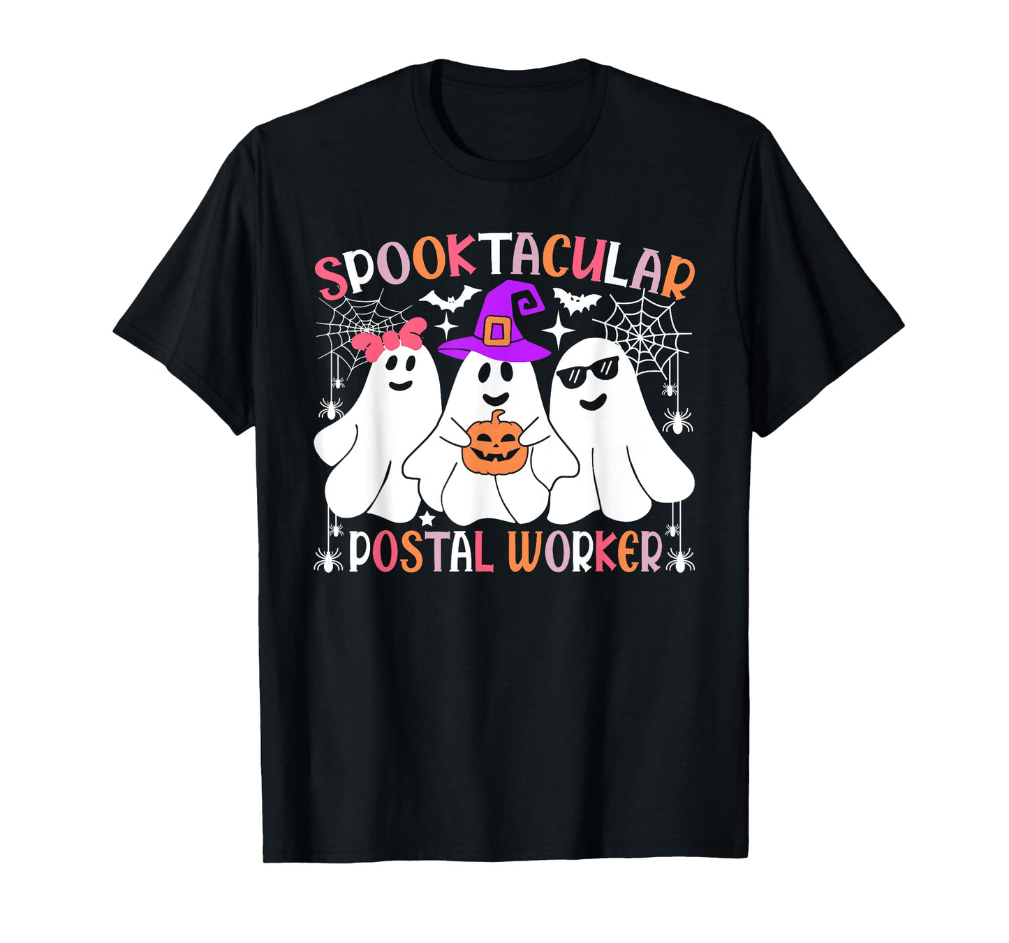 Spooktacular Postal Worker Funny Halloween Costume T-Shirt
