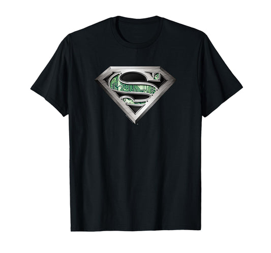 Superman Circuitry Logo T-Shirt