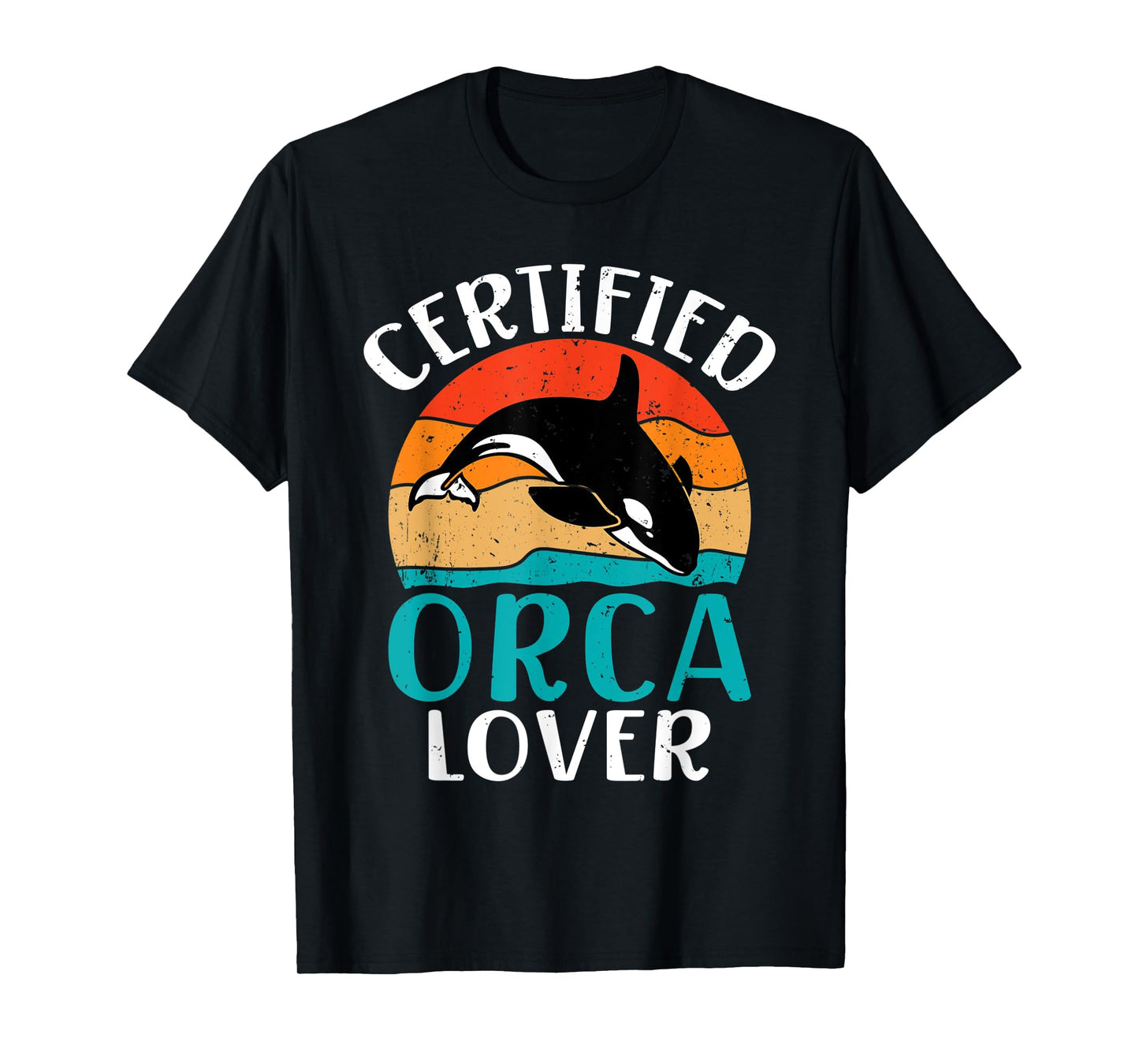 Certified Orca Lover Orca Whale T-Shirt
