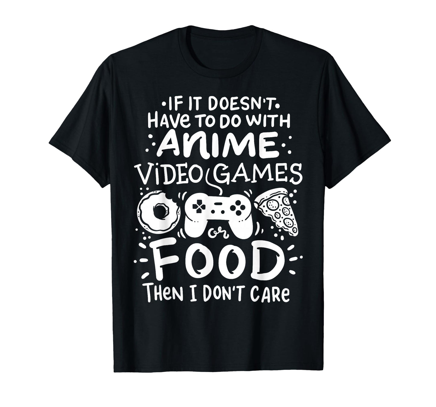 Anime Video Games Gamer Food Gift T-Shirt