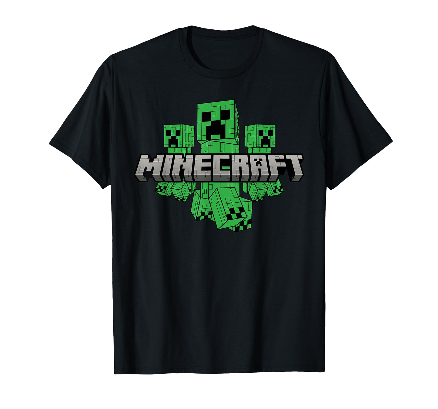 Minecraft Digital Creeper Trio T-Shirt