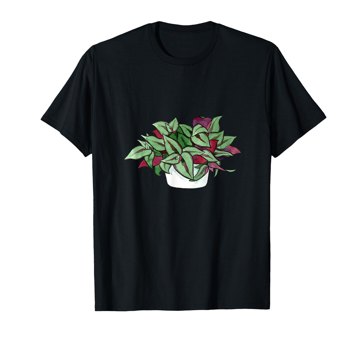 Wandering Jew Plant House Purple Heart Secretia Queen T-Shirt