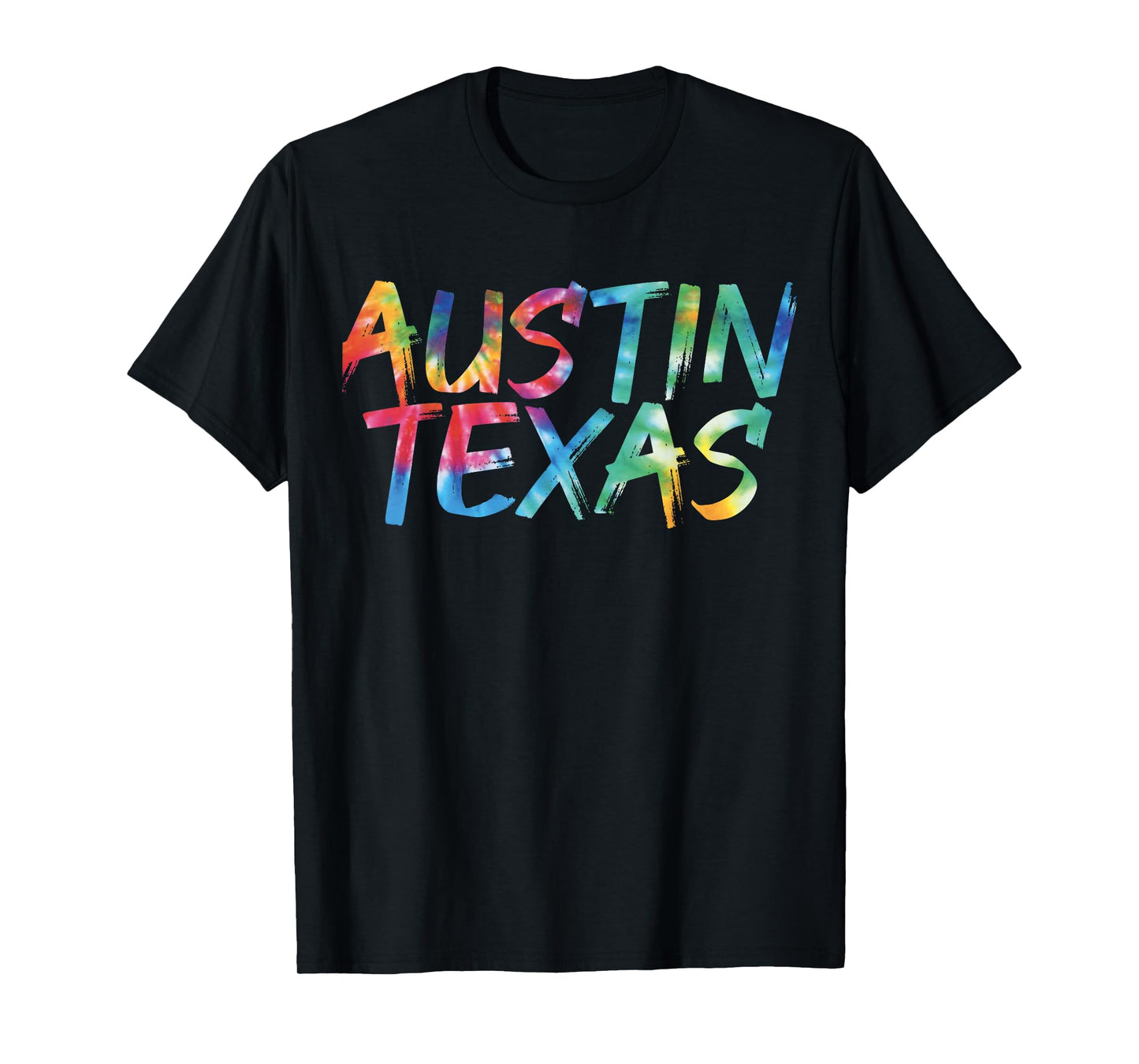 Austin Texas Tie Dye Awesome Vintage Inspired Streetwear T-Shirt
