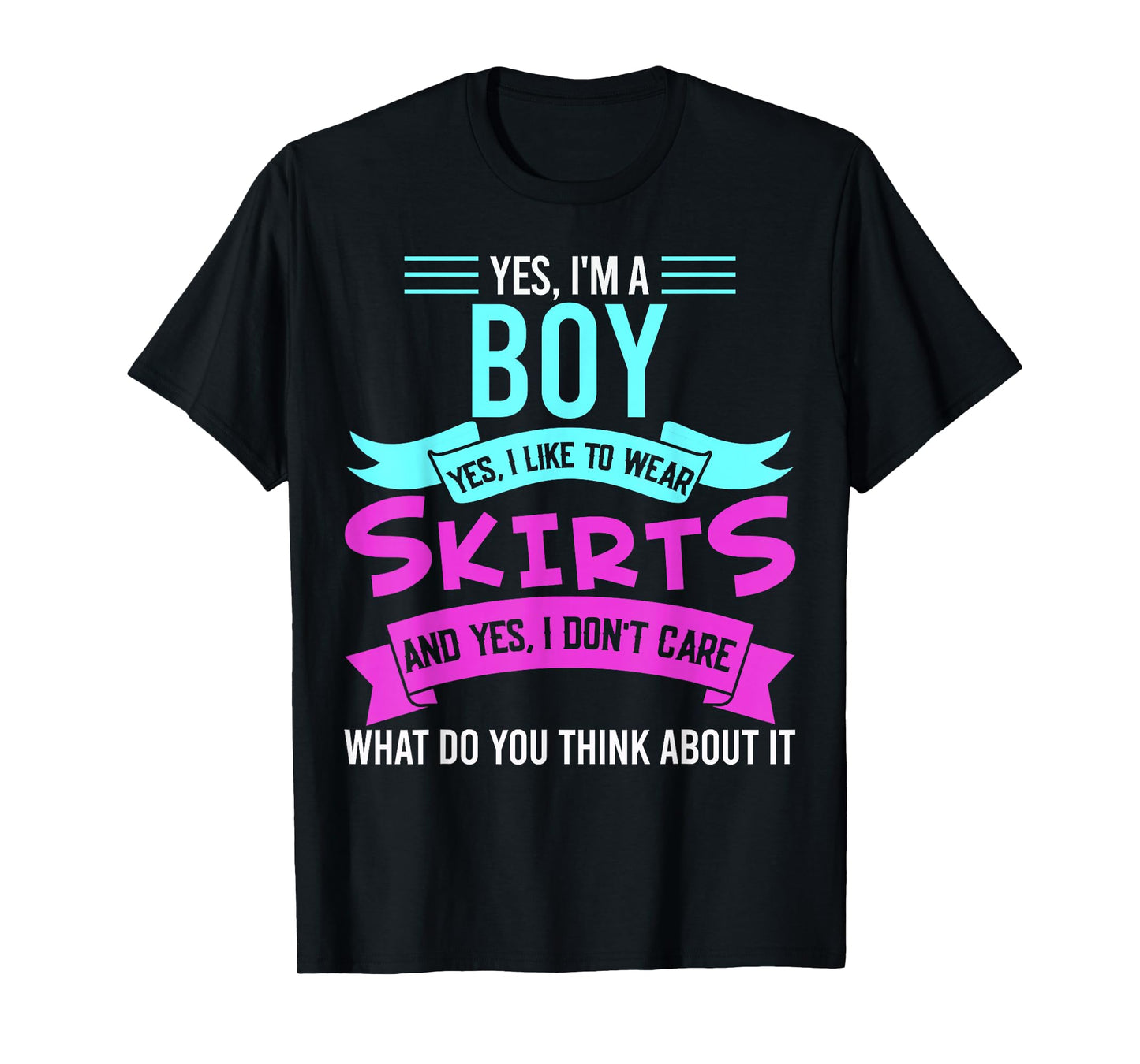 yes I'm a boy yes I Like wear Skirts Femboy Anime Japanese T-Shirt