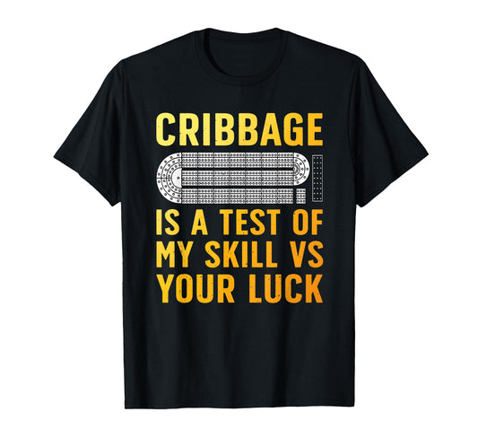 Funny Cribbage Design For Men Women Card Game Cribbage Lover T-Shirt
