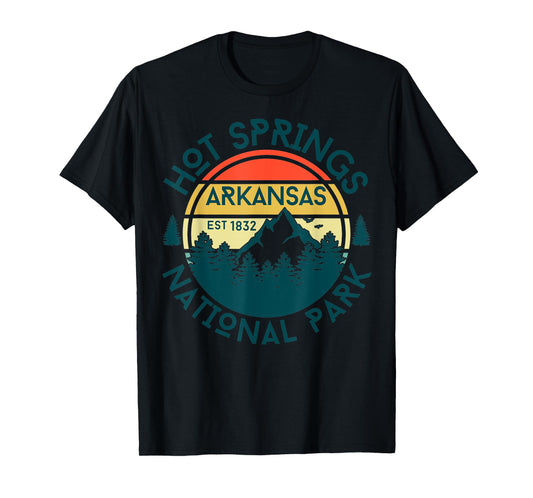 Hot Springs Arkansas Nature Hiking Outdoors Travel Girls T-Shirt