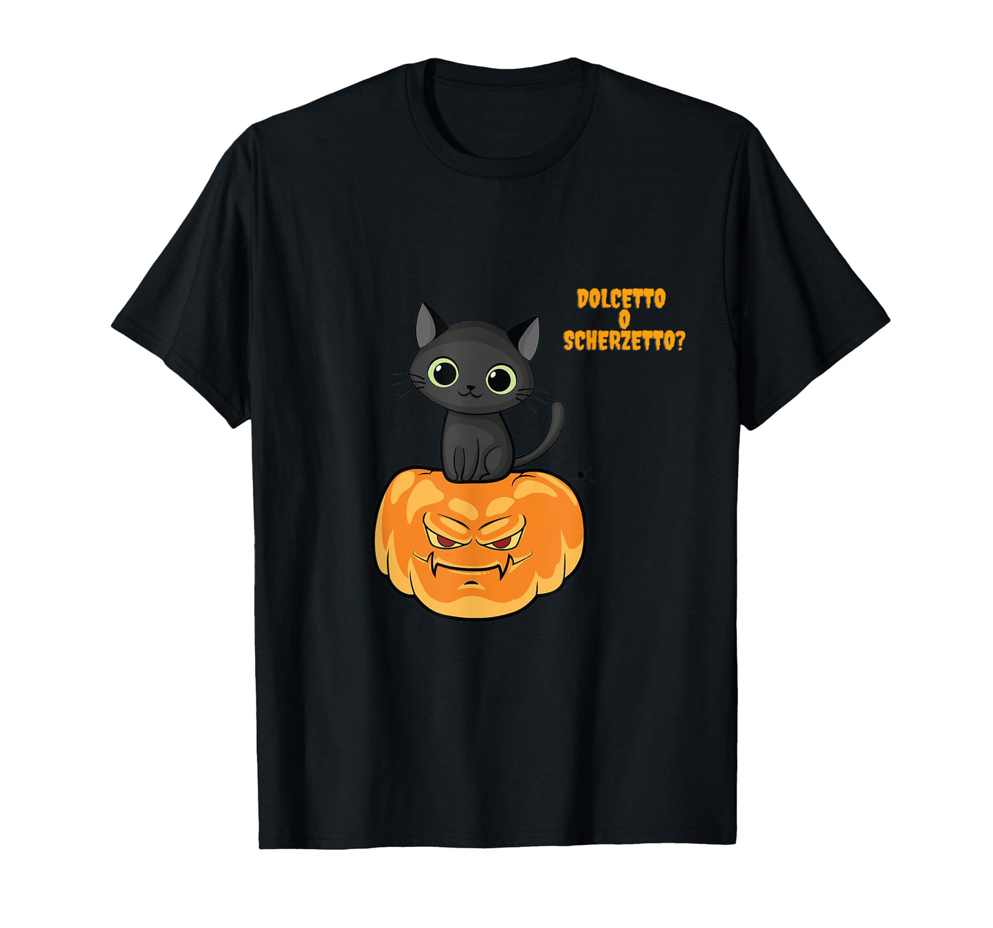 Halloween Baby Boy Cat Pumpkin Funny T-Shirt T-Shirt