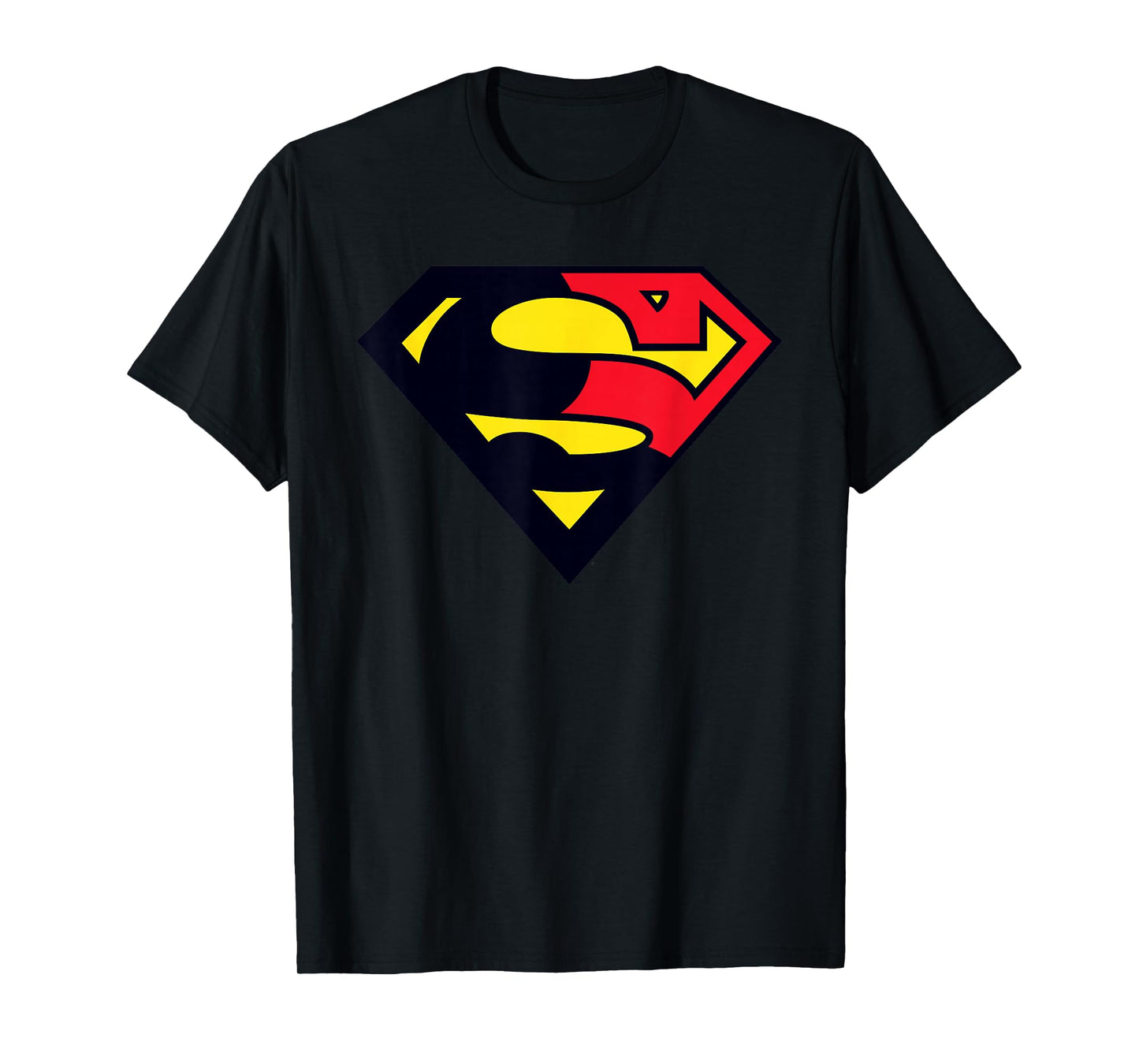 Superman Shield 1993 Black Red T-Shirt