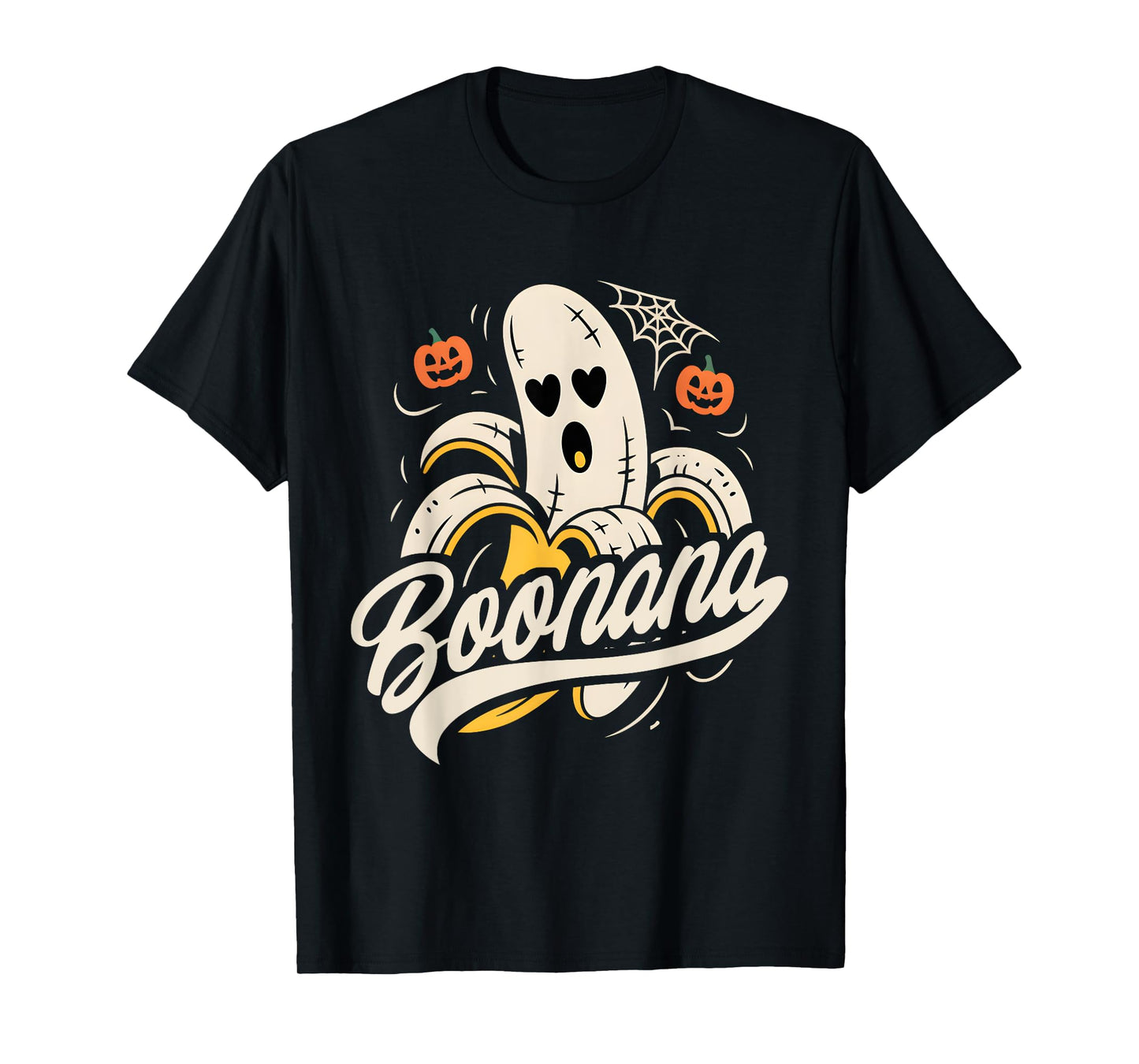 Boonana Banana Ghost Funny Halloween Shirt – Cute Spooky T-Shirt