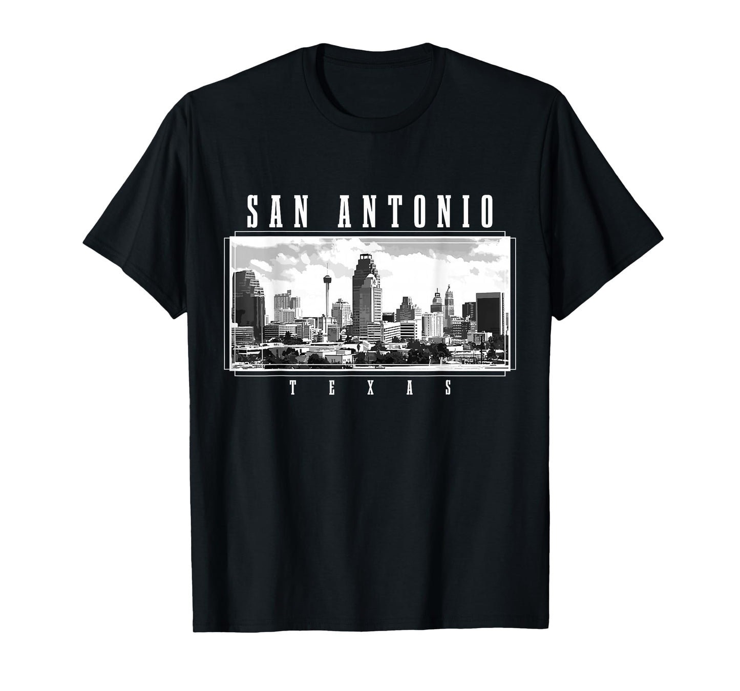 San Antonio Skyline Texas Pride Vintage San Antonio T-Shirt