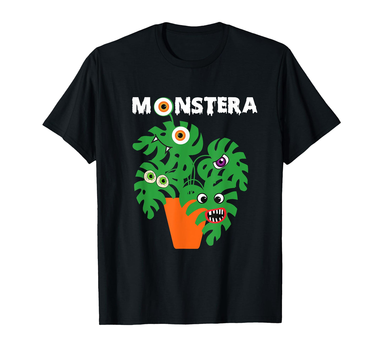 Monstera Halloween Plant Lady or Dad Lazy Costume T-Shirt