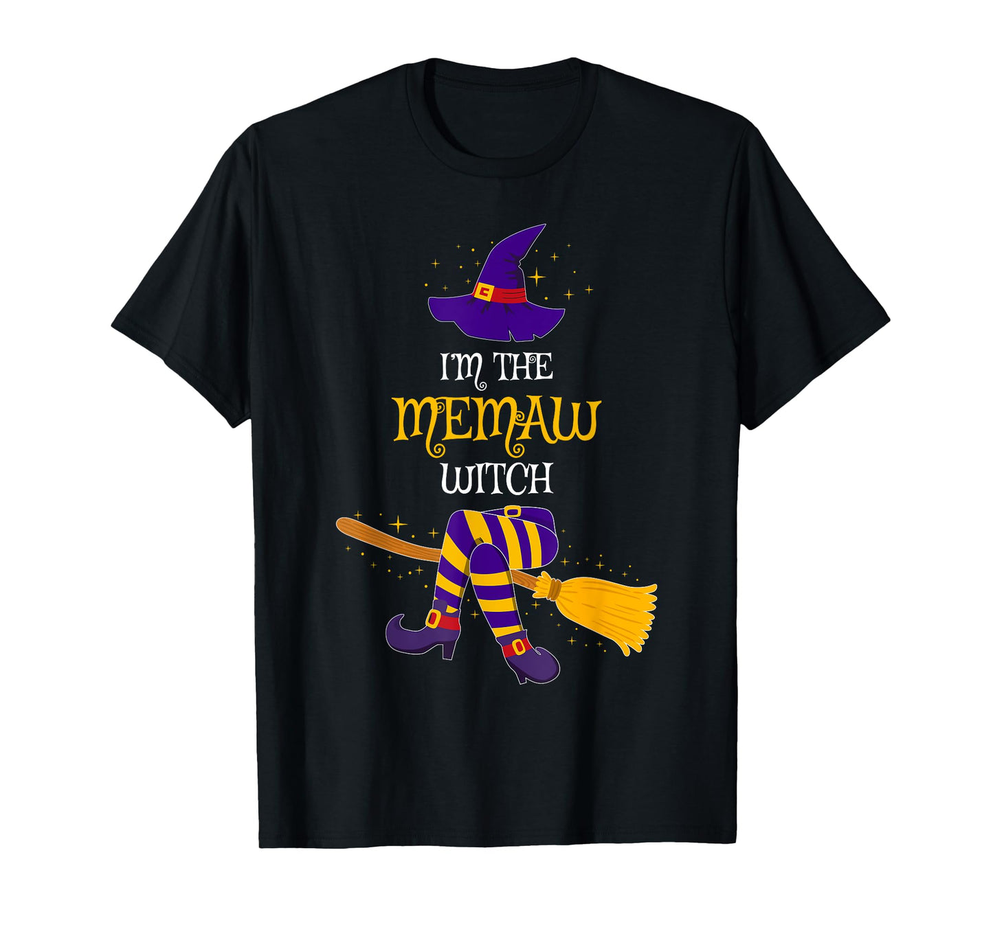 I’m The Memaw Witch Family Matching Group Costume Halloween T-Shirt