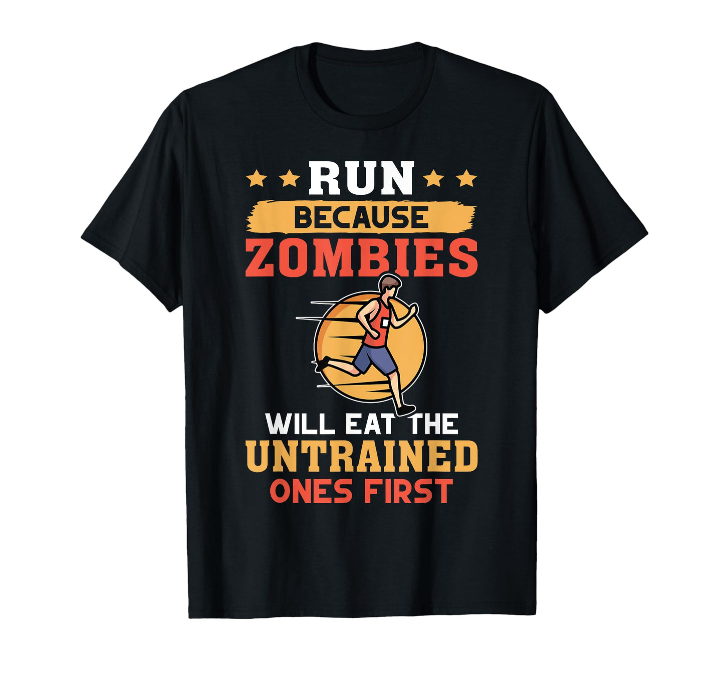 Running Zombie Marathon Runner T-Shirt