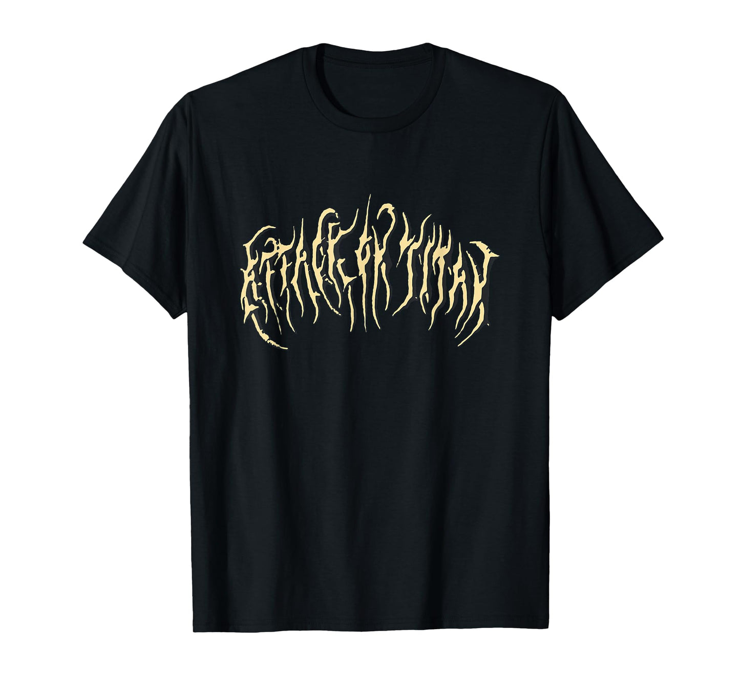 Attack on Titan Season 4 Metal Logo Titan Front and Back T-Shirt