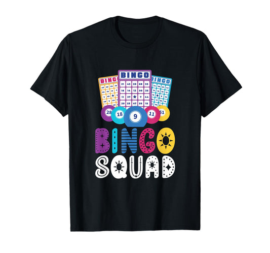 Bingo Squad Game Lover Player Humour T-Shirt