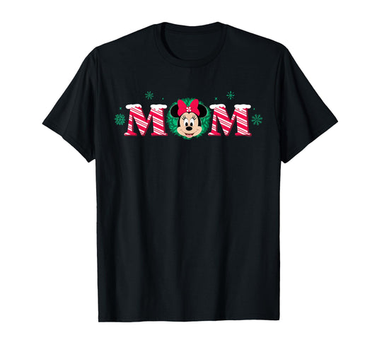 Disney Mom Candy Cane Holiday Christmas Family Trip Gift T-Shirt
