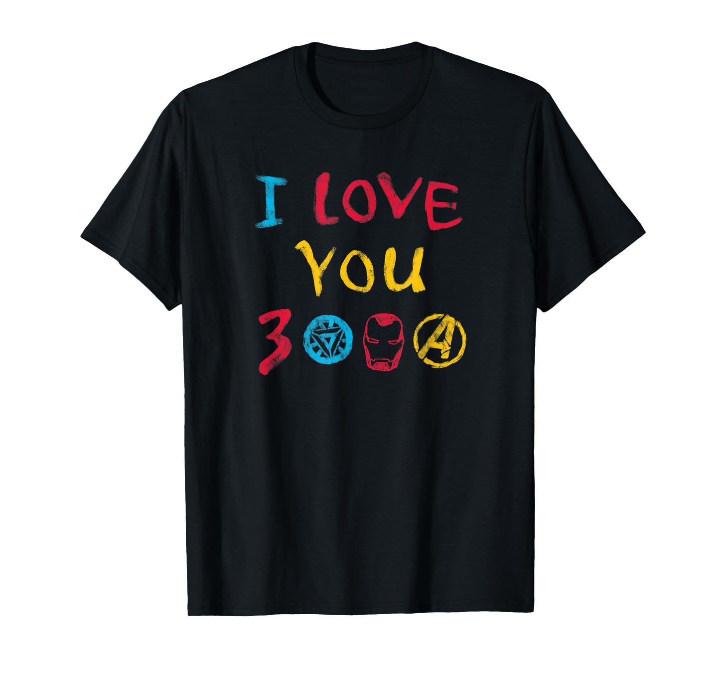 Marvel Avengers: Endgame I Love You 3000 Drawing T-Shirt