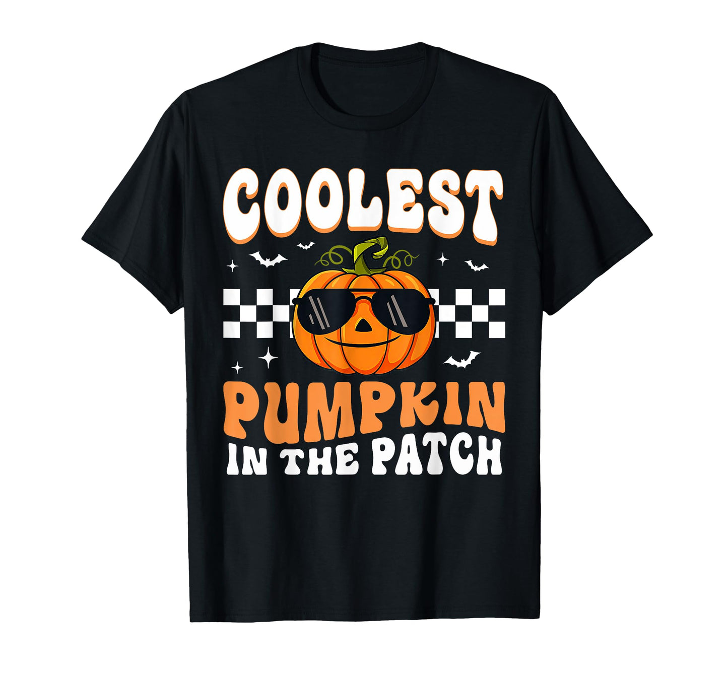 Coolest Pumpkin In The Patch Halloween Boys Girls Halloween T-Shirt