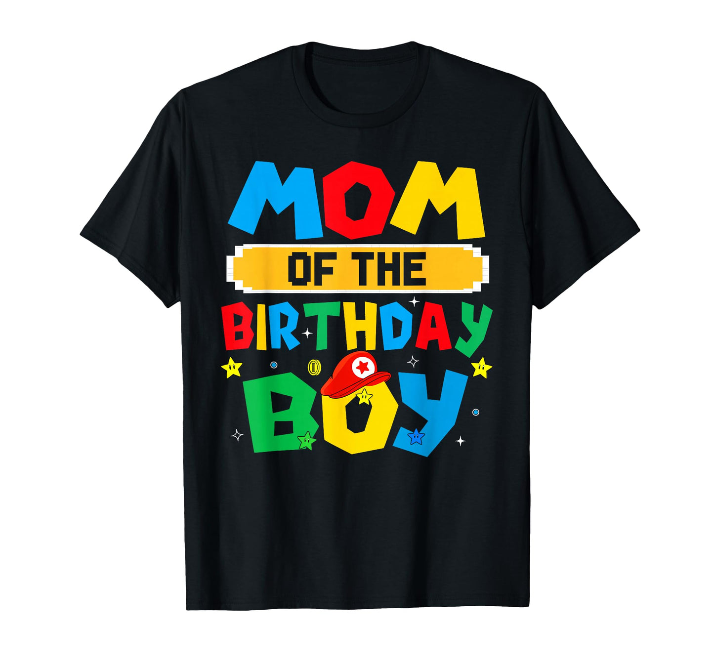 Mom Of The Birthday Boy Game Video Gaming Matching Family T-Shirt