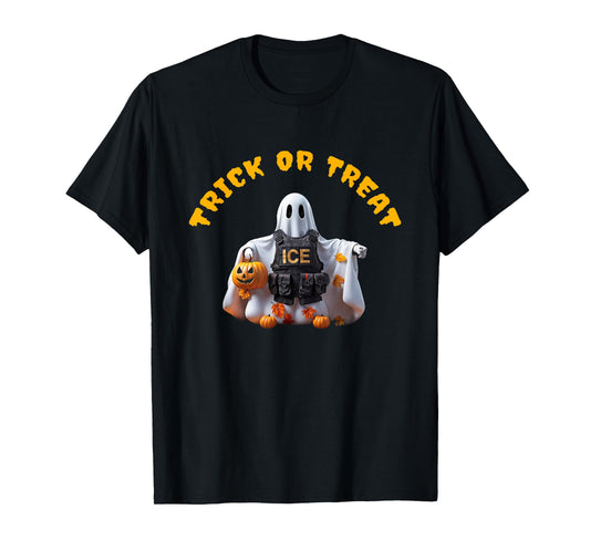 Halloween Ghost Ice Agent T-Shirt