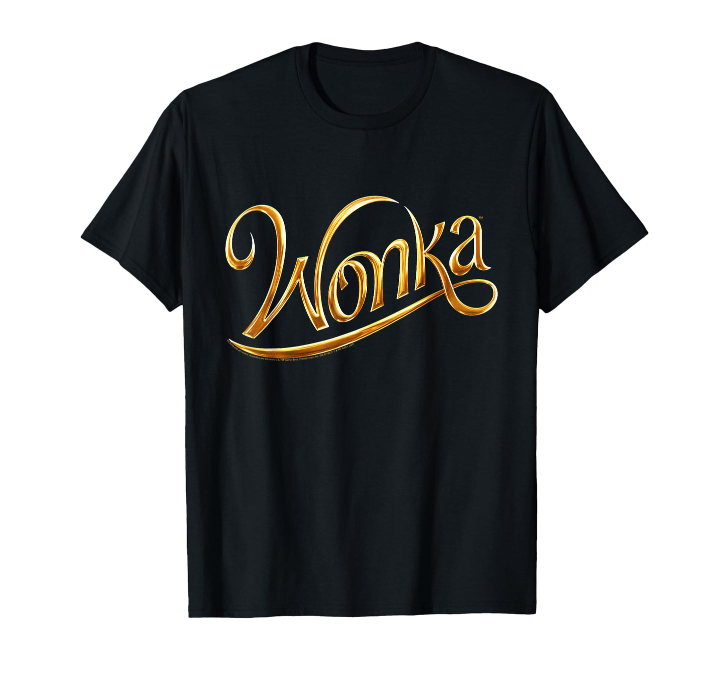 Wonka Movie New Gold Logo T-Shirt