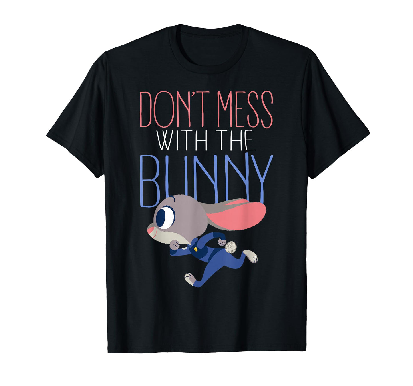 Disney Zootopia Judy Don't Mess with Her Graphic T-Shirt T-Shirt Small