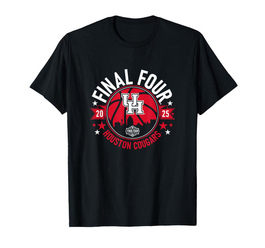 Houston Cougars Basketball: 2025 Men's Final Four - NCAA T-Shirt