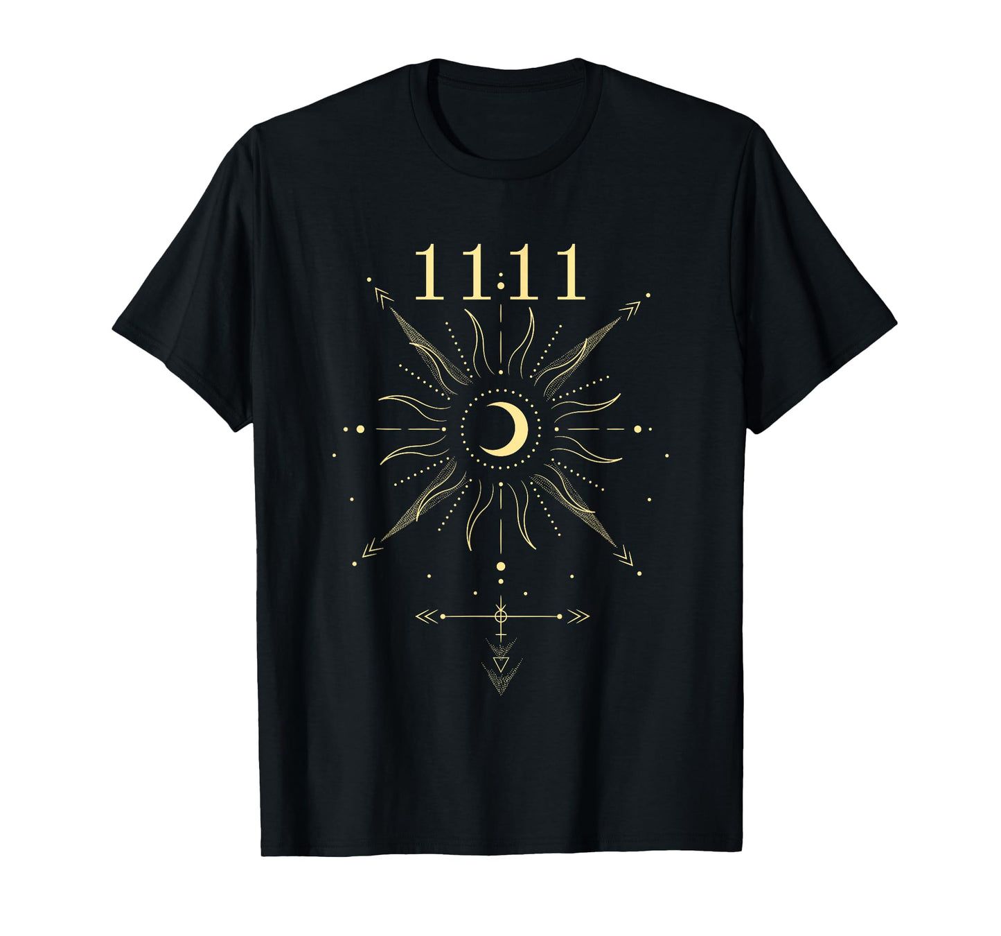 Angel Number 1111 Numerology Mystical Spiritual Number T-Shirt