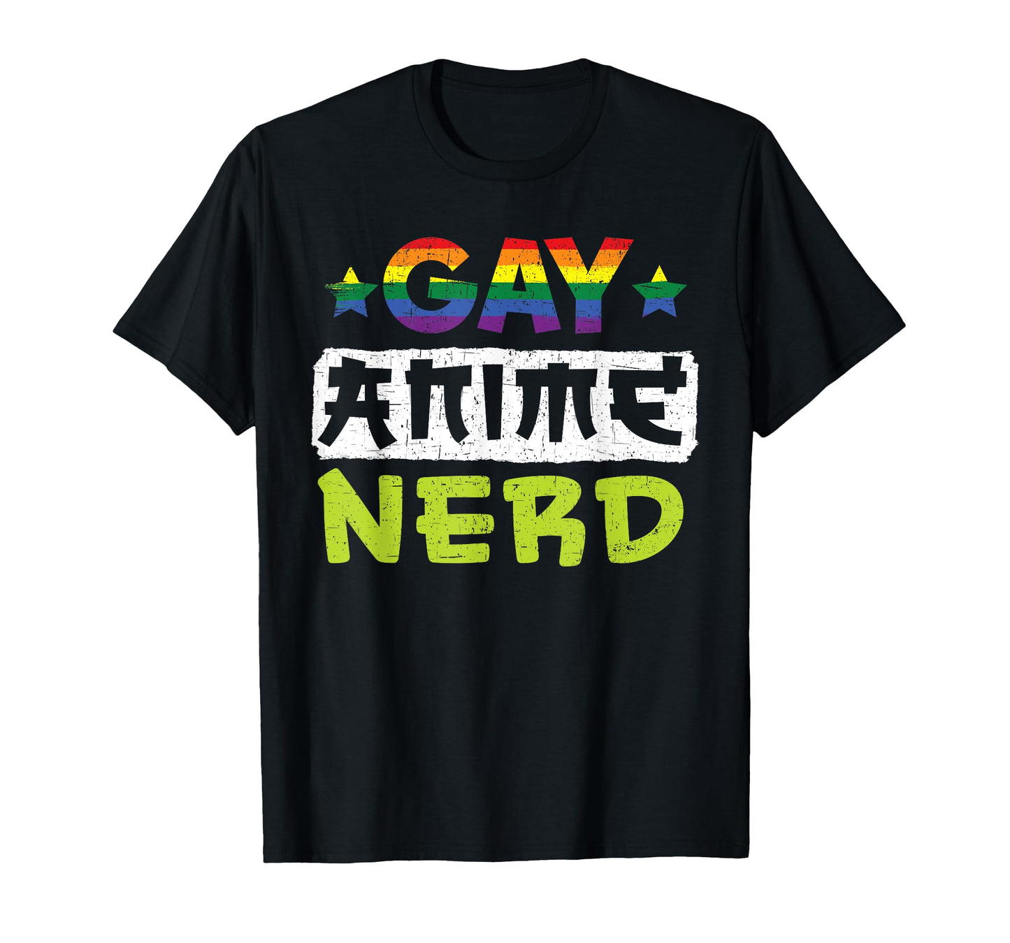 Gay Anime Nerd Manga Reader Otaku Kawaii Lover Animation T-Shirt