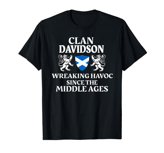 Davidson Scottish Family Clan Scotland Name T-Shirt