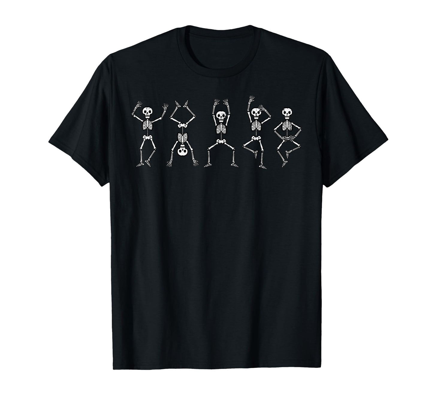 Halloween Skeletons Dancing Funny Costume Men Women Kids T-Shirt