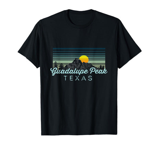 Guadalupe Peak Retro Clothes & Gear Guadalupe Peak Souvenir T-Shirt