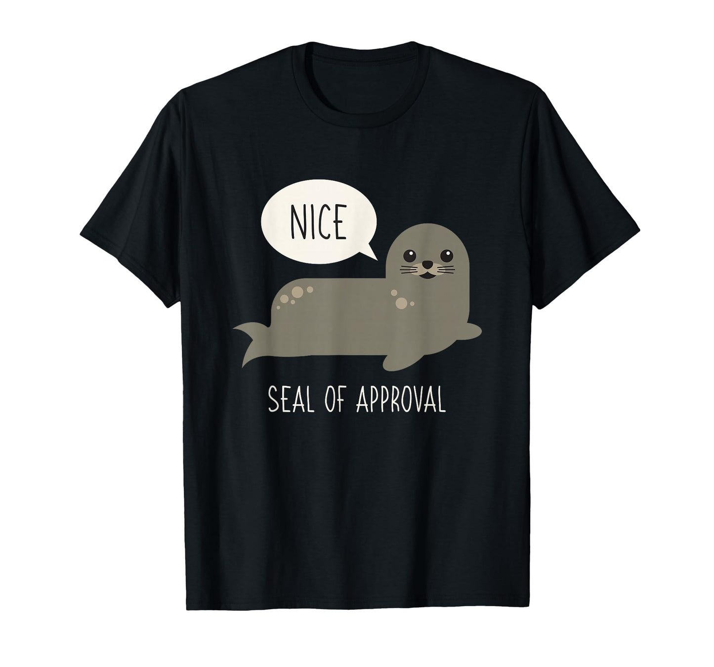 Seal of Approval Funny Animal Pun Tshirt Pun Gifts T Shirt T-Shirt