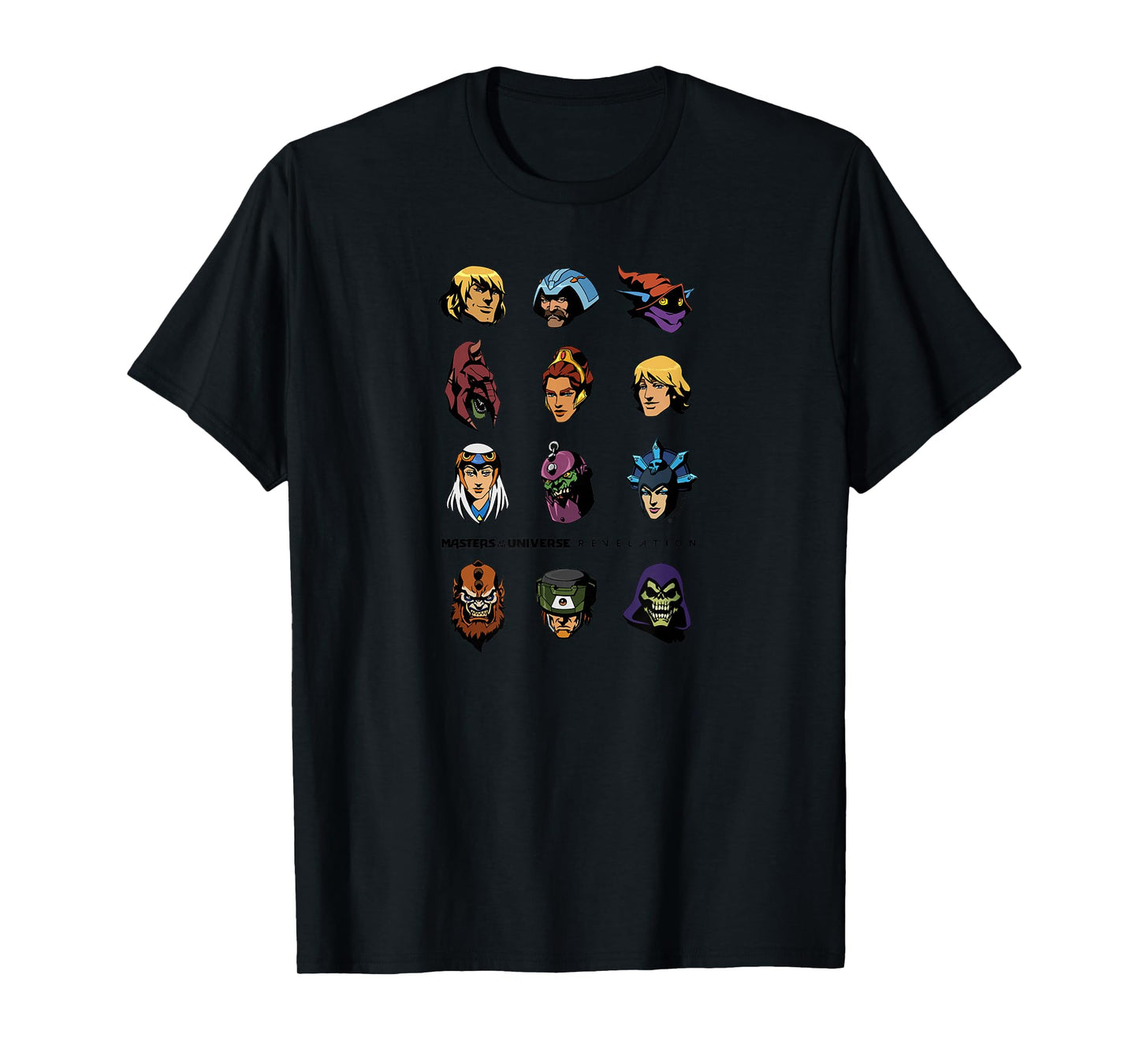 Masters of The Universe: Revelation - Character Faces T-Shirt