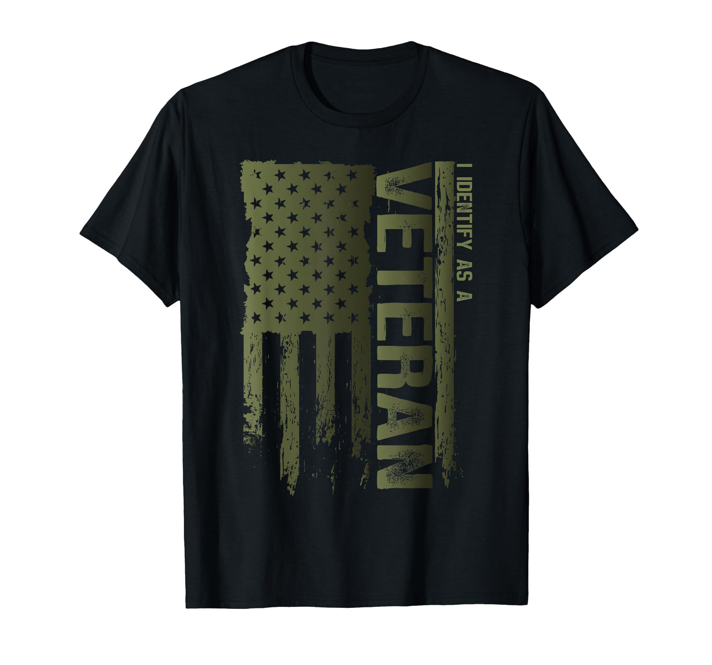 I Identify as Veteran American Protector Americans Military T-Shirt