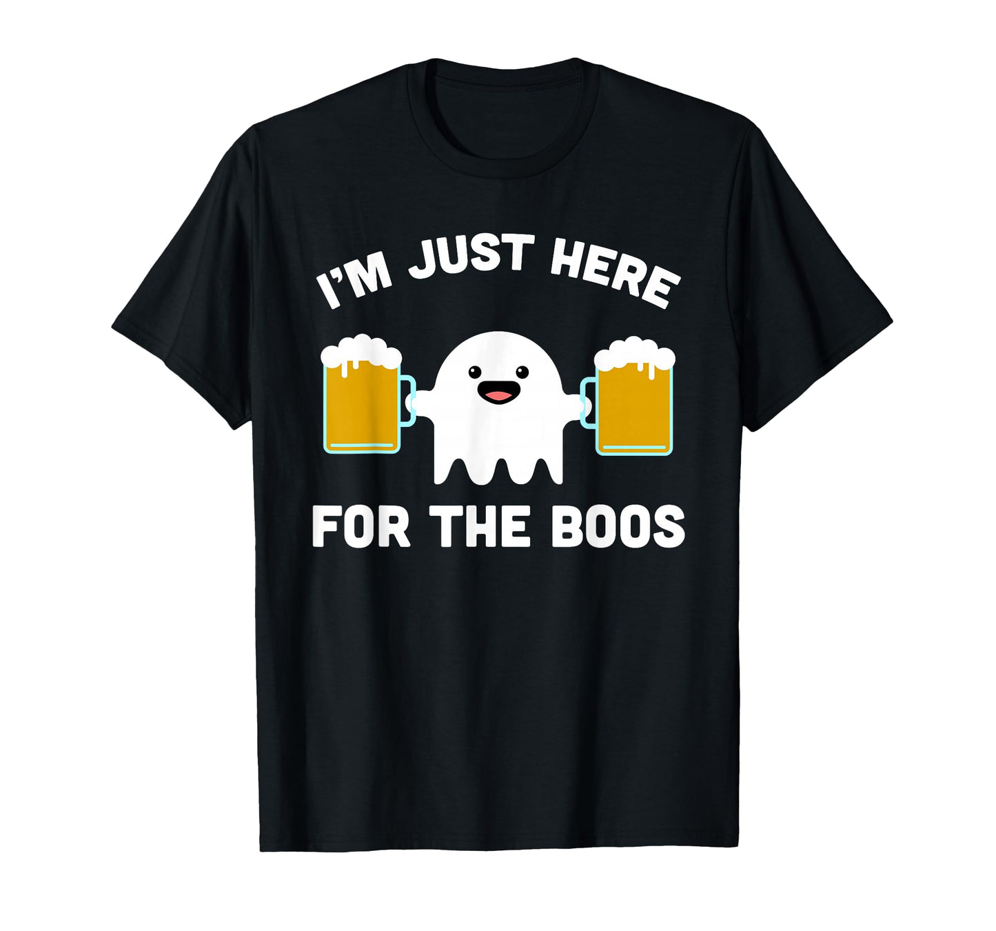 I'm Just Here for the Boos Shirt, Halloween Bartender Tshirt T-Shirt