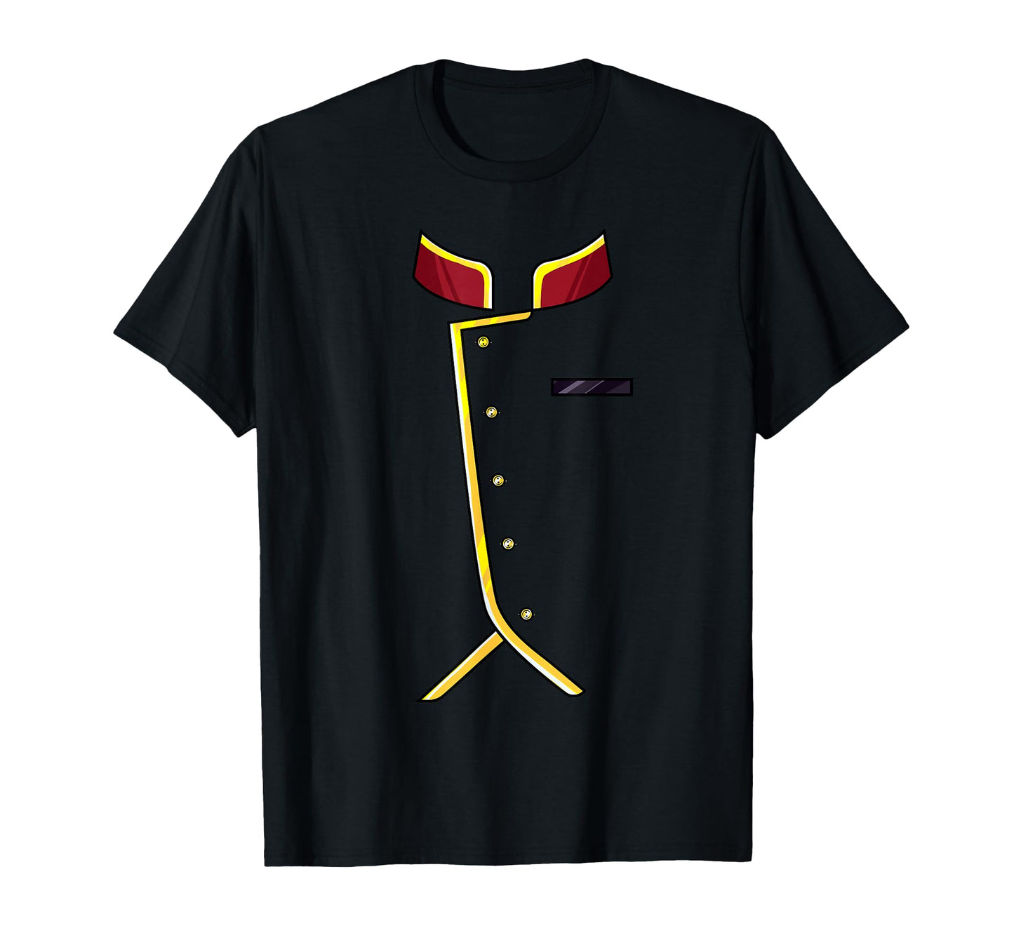 Hotel Bellhop Easy Lazy Funny Halloween Costume Cosplay Red T-Shirt
