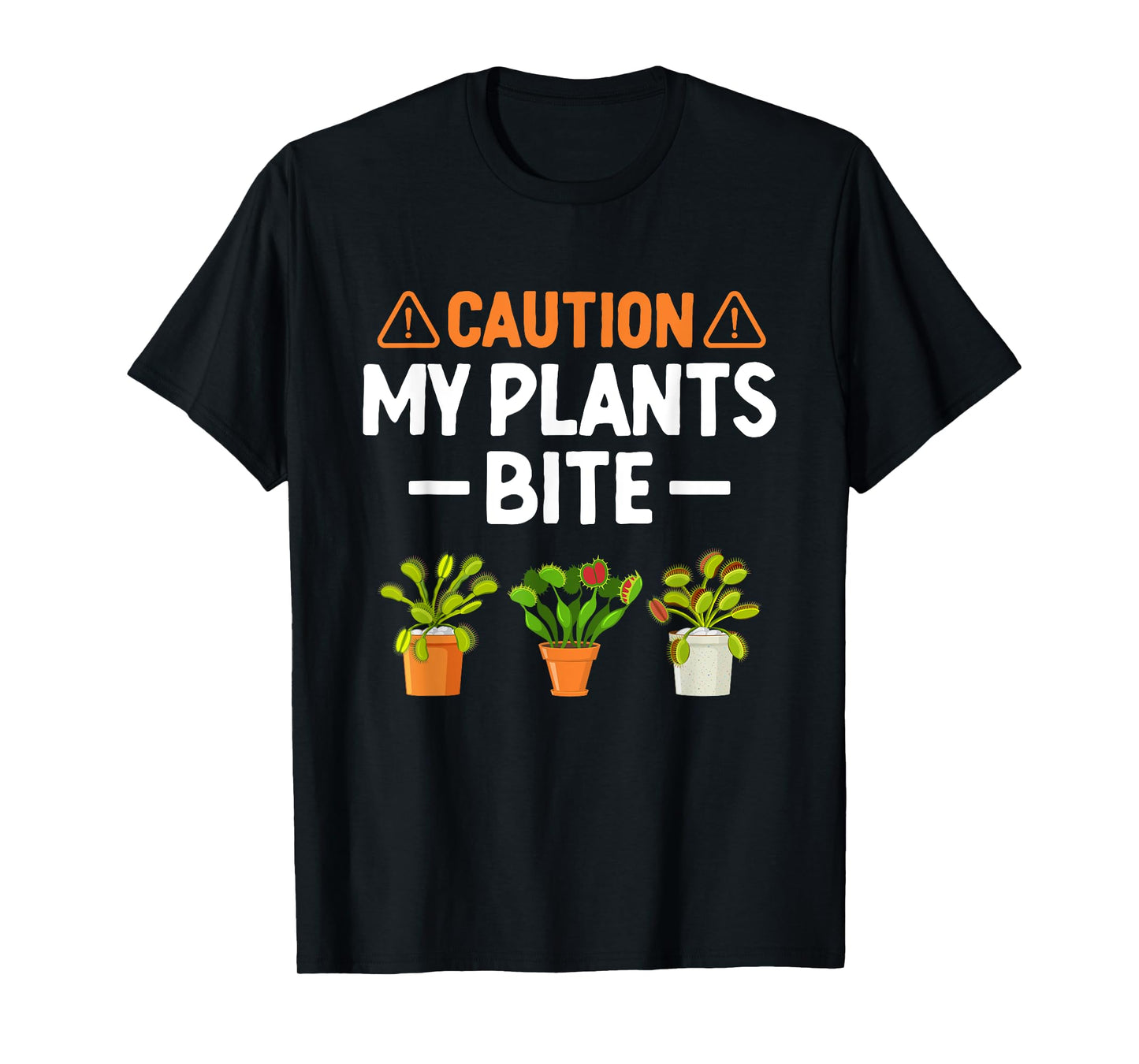 Monster Plant Gardening Lover Funny Youth Venus Fly Trap T-Shirt