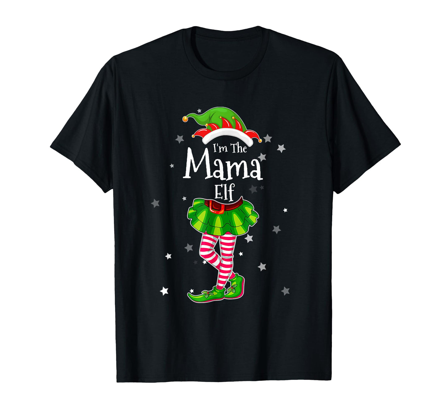 I'm The Mama Elf T-Shirt Matching Christmas Costume 2022 T-Shirt