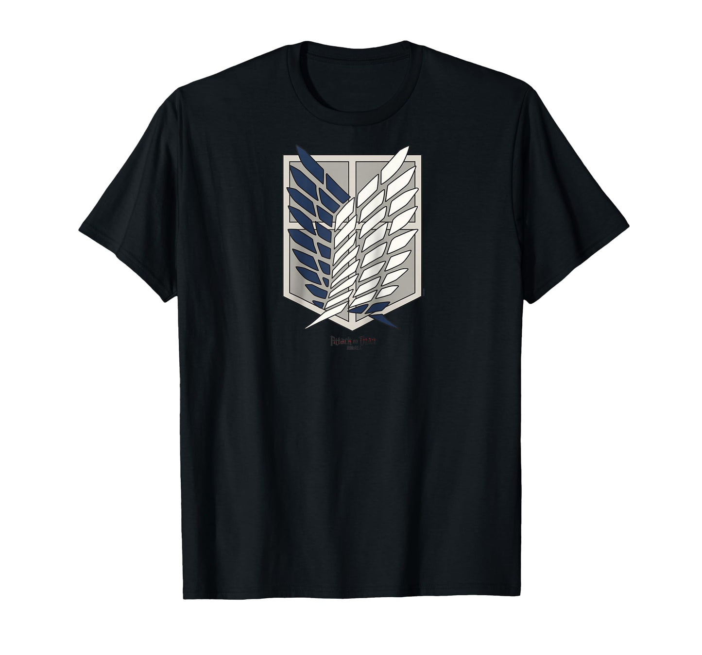 Attack on Titan Scout Regiment Shield AOT Anime Raglan Baseball Tee