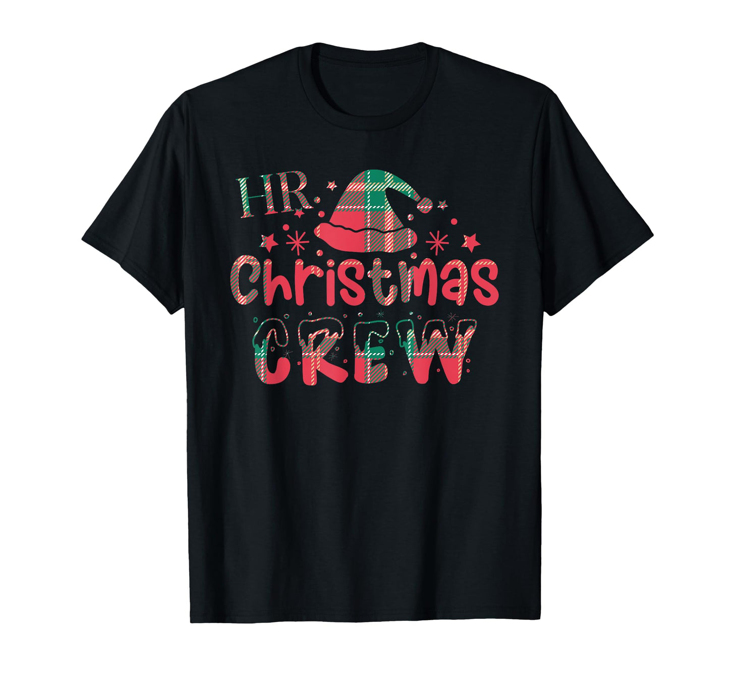 HR Christmas Crew Human Resources Vintage Funny Ugly Sweater T-Shirt